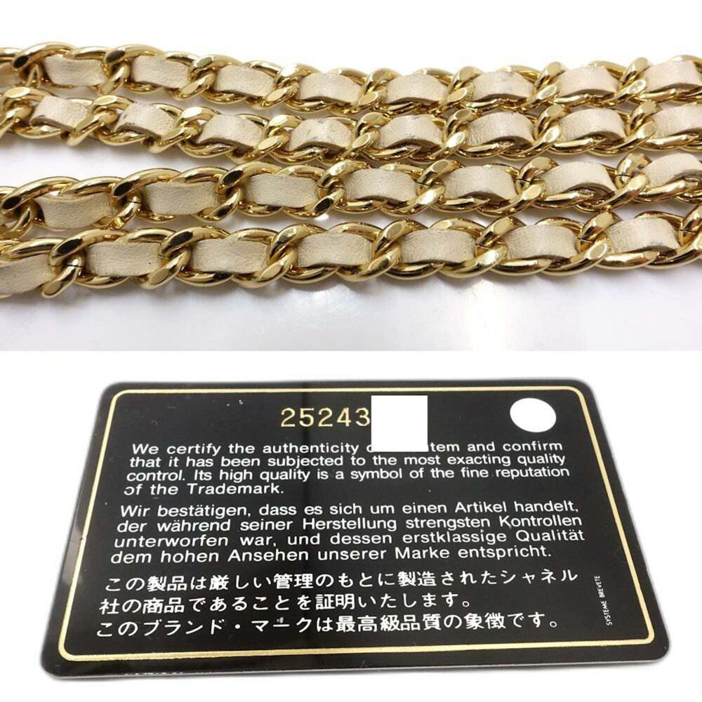 CHANEL Cream Canvas Deauville Shoulder Bag - Picture 9 of 10